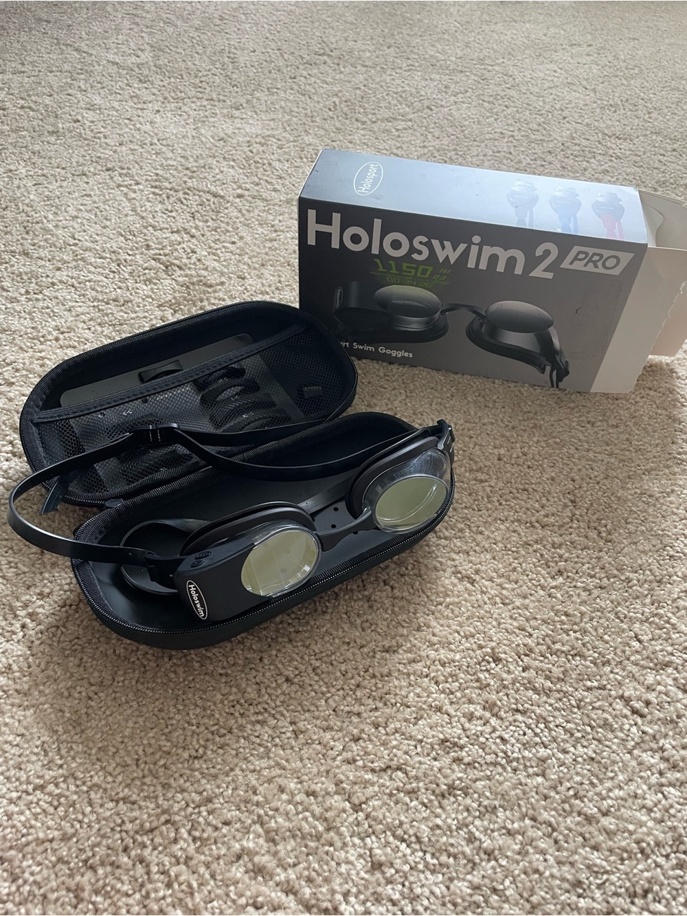 Holoswim 2 Pro Goggles in Black